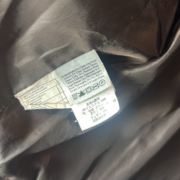 Eddie Bauer Premium Quality Goose Down Brown 2X Coat - Picture 7 of 9